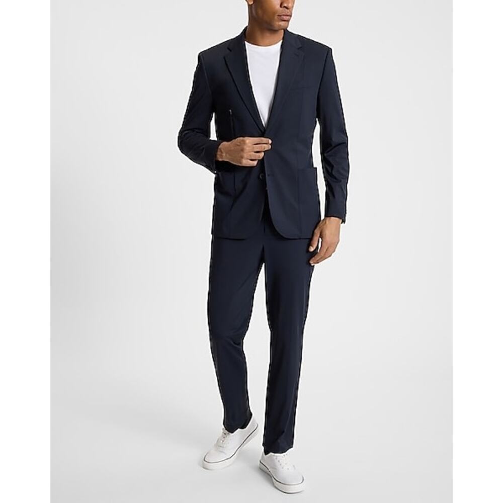 Brand new with tags express men navy blue suit set- pants and jacket
